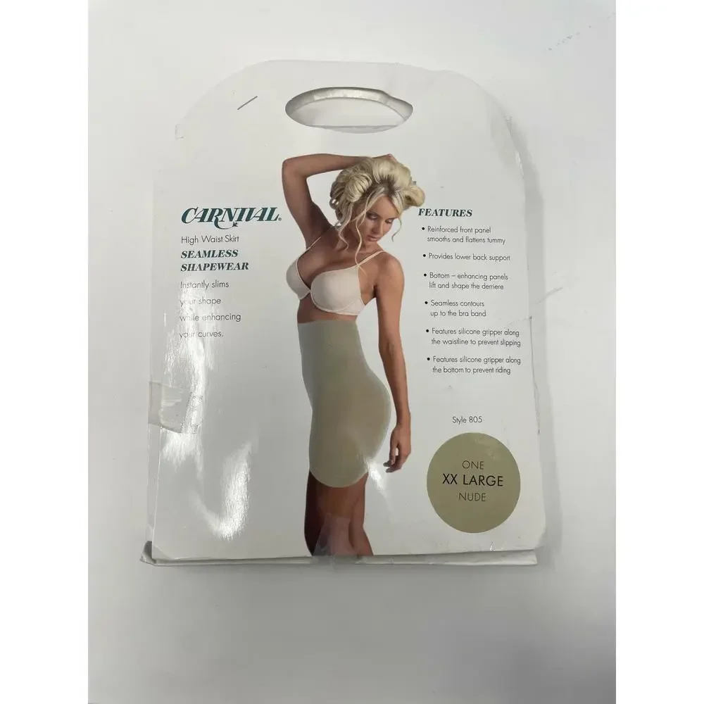 Carnival Women's Seamless High Waist Skirt Nude XX-Large